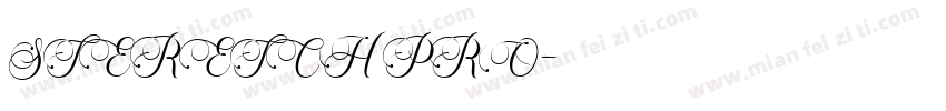 STERETCH PRO字体转换